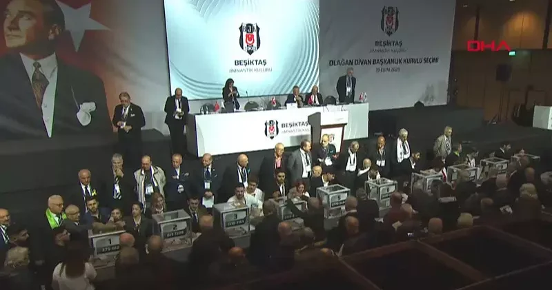 Beşiktaş’ta Seçimli Olağan Divan Kurulu nda oy kullanımı sürüyor