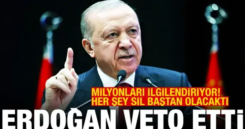 Erdoğan dan 2+2 eğitim modeline şimdilik veto