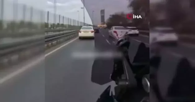 Şişli’de makas atan sürücü gözaltında