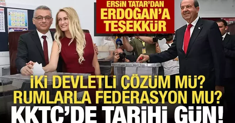 KKTC de tarihi gün! Sandık başına gittiler: Tatar dan Erdoğan a teşekkür