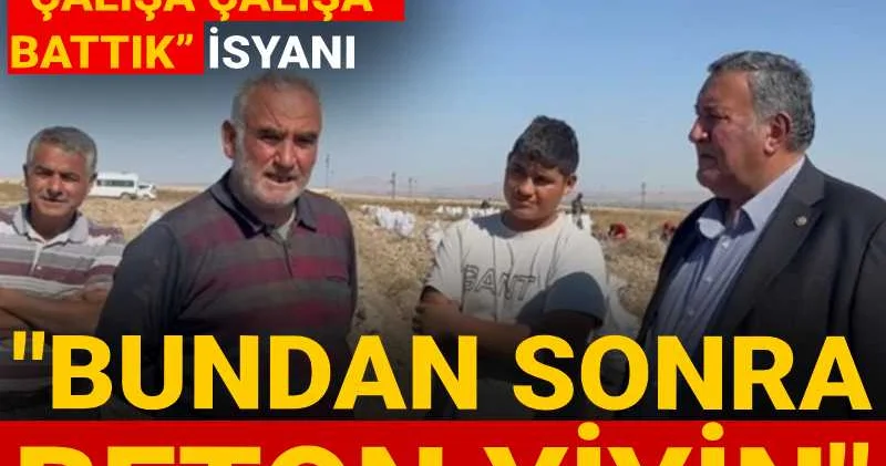 Üreticiden “Çalışa çalışa battık” isyanı: Bundan sonra beton yiyin!