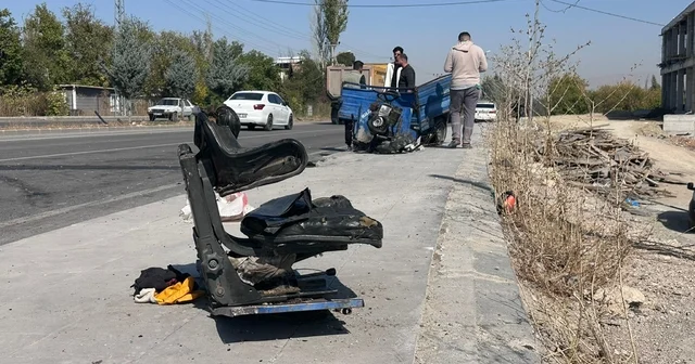 Malatya da zincirleme kaza; 1 i ağır, 3 yaralı Malatya Haberleri