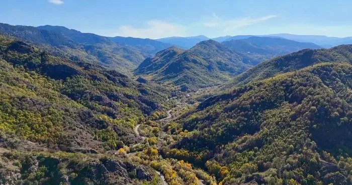 Kastamonu’da mest eden sonbahar manzaraları