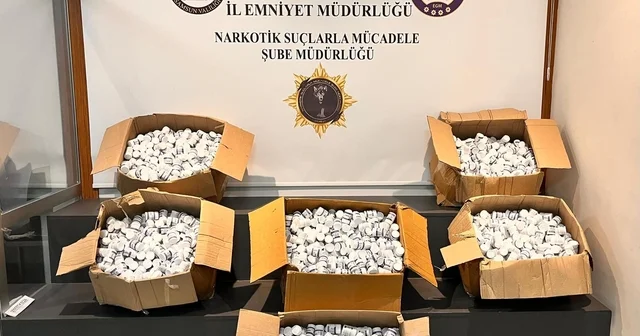 TIR da 153 bin 615 sentetik hap ele geçirildi Samsun Haberleri