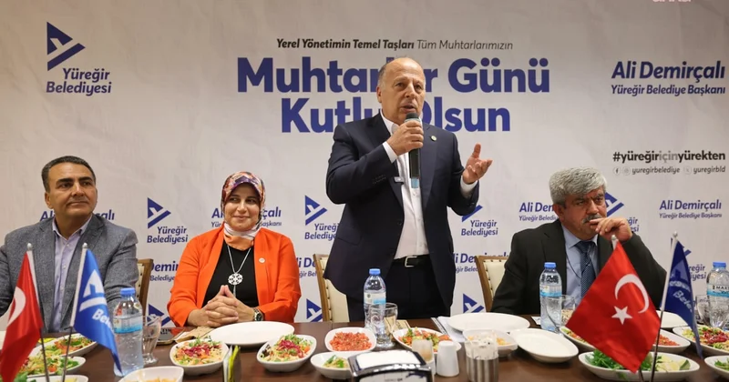 Yüreğir Belediye Başkanı Demirçalı, muhtarlarla bir araya geldi Sözcü Gazetesi