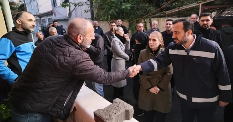 Abdullah Özdemir Eyüpsultan da selden etkilenen vatandaşları ziyaret etti