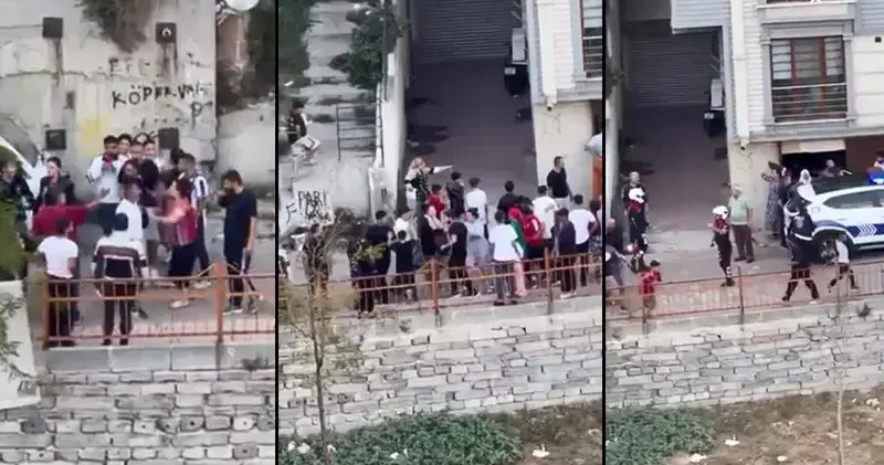 Kağıthane de 4 çocuğu Kuş göstereceğim yalanıyla kandırmaya çalışan 2 şüpheli kendilerini otoparka kilitledi