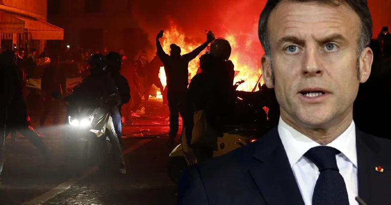 Macron: Yağmacılar bedelini ödeyecek