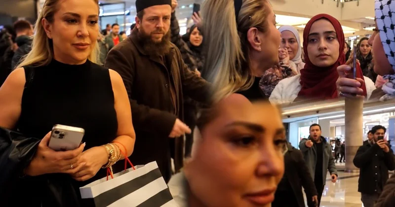 İsrailli kadına öfke büyüdü! Dev alışveriş merkezi tahliye edildi