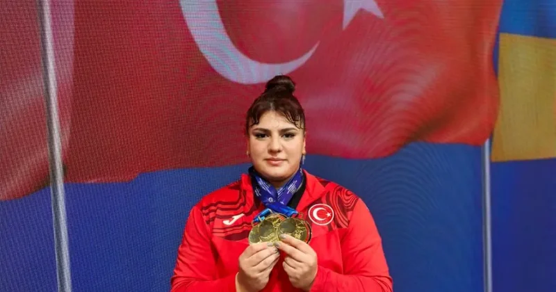 Milli sporcudan halterde 3 altın madalya! Avrupa Şampiyonu oldu