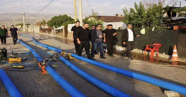 Şırnak ta afet konutlarında su altyapısı baştan yenileniyor Şırnak Haberleri Habertürk Yerel Haberler