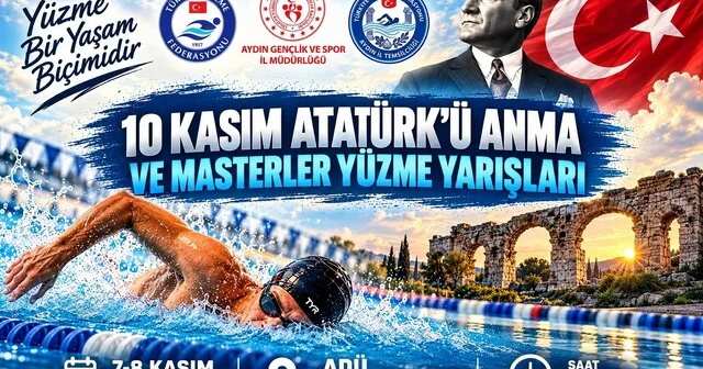 Aydın da Atatürk ü Anma ve Masterler Yüzme Yarışları düzenlenecek Aydın Haber Habertürk Yerel Haberler