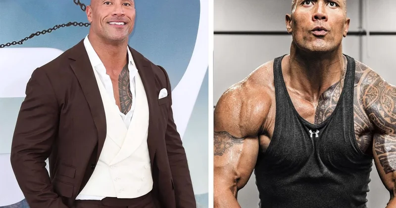 Dwayne Johnson eridi bitti! 22 kilo verince tanınmaz hale geldi