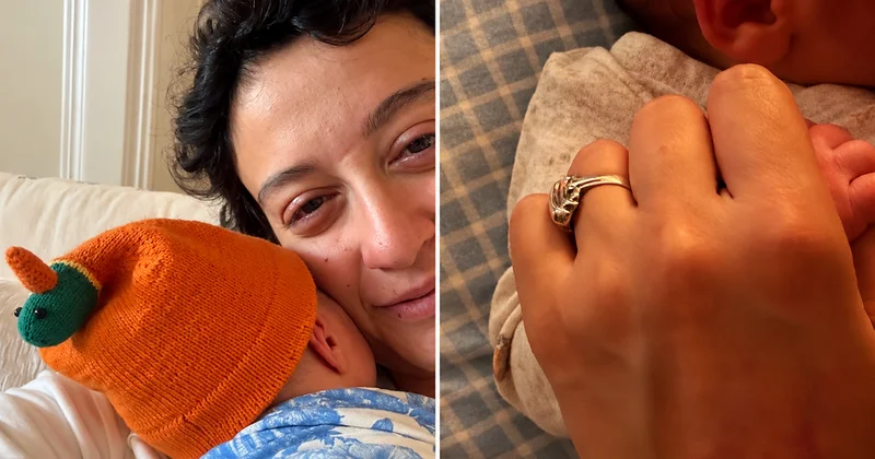 Melike Şahin den oğlu Robin le ilk fotoğraflar! Sözcü Gazetesi