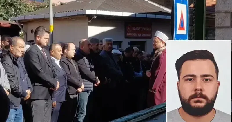 Konserde fenalaşıp ölen bankacı, toprağa verildi