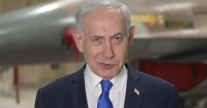 Netanyahu dan tedirgin eden çıkış! Mesajı savaş uçaklarının önünde verdi