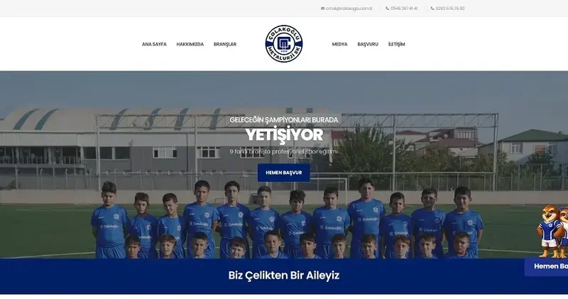 Çolakoğlu Metalurji Spor Kulübü’nün resmi web sitesi açıldı