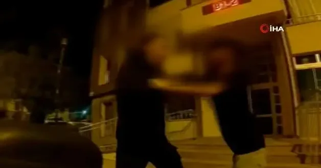 Hesap yüzünden çıkan kavgada anbean kask kamerasına yansıdı