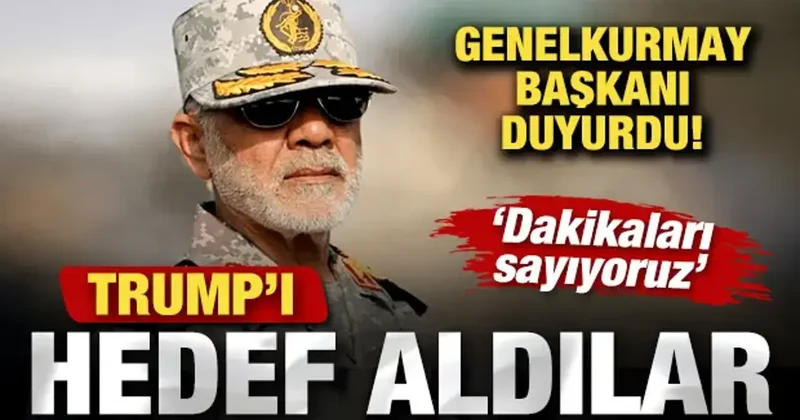 İran ordusu son dakika duyurdu! Trump ı hedef aldılar: Dakikaları sayıyoruz