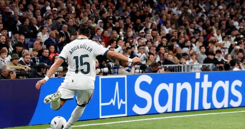 Milli futbolcu Arda Güler den jeneriklik gol