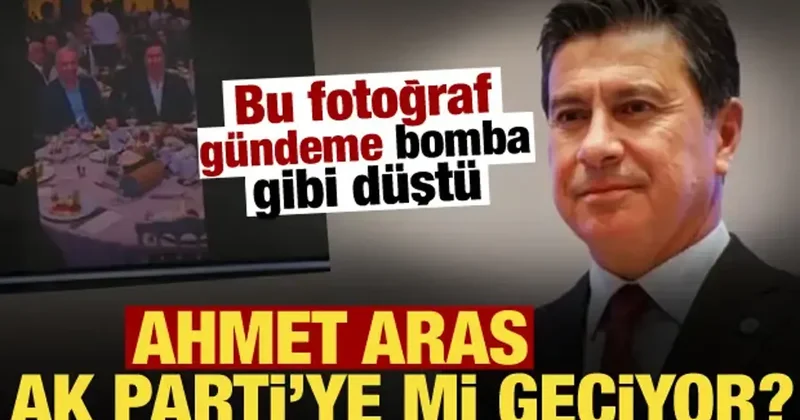 CHP’den istifa eden Ahmet Aras AK Parti ye mi katılıyor? Fotoğraf dikkat çekti