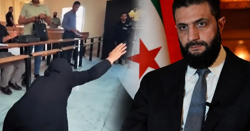 Görüntü Suriye den! Mahkemenin kararı sonrası Yaşasın adalet diye bağırdı