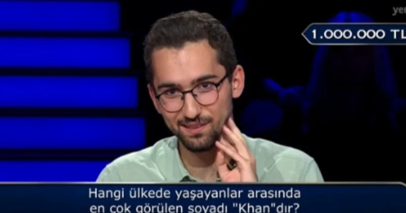 1 milyon TL lik soruda iki şık arasında kaldı: Cevabı görünce yıkıldı Sözcü Gazetesi