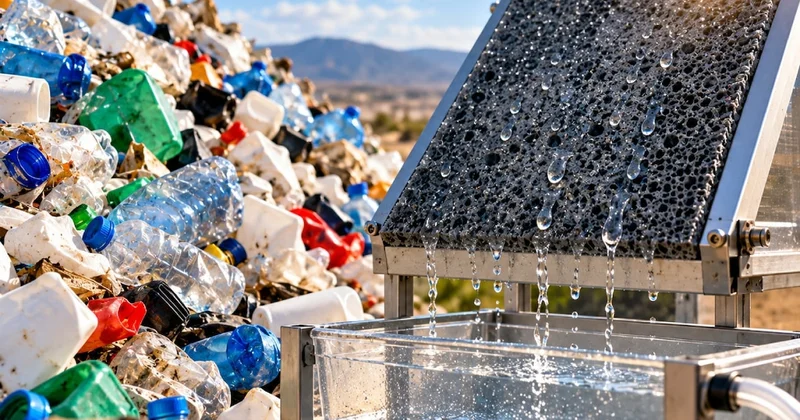 Plastik çöplerden su elde etmenin yolunu buldular Sözcü Gazetesi