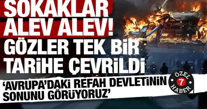 Fransa da sokaklar alev alev! 5 kasım için kritik uyarı geldi: Kontrol edilemezse...