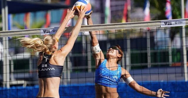 Alanya da plaj voleybolu şöleni tamamlandı Alanya Futures ta zirve Almanya ve Hollanda nın Antalya Son Dakika Haberleri Habertürk Yerel Haberler
