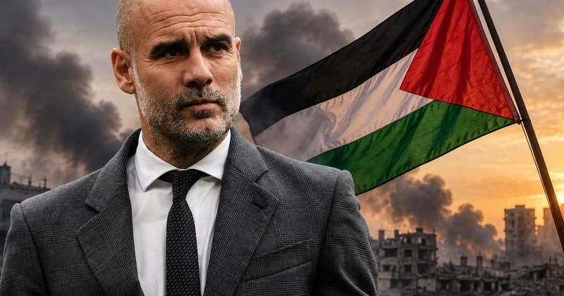 Pep Guardiola dan Filistin için dünyaya çağrı: Sessiz kalmak da taraf tutmaktır