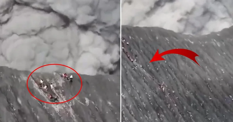 Yanardağa yaklaştılar! Sonrası tam bir felaket