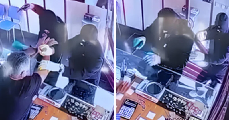 Kuyumcu dükkanından 5,6 milyon TL lik soygun kamerada