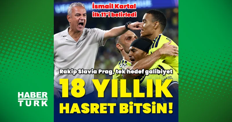 Fenerbahçe nin konuğu Slavia Prag! Hedef Şampiyonlar Ligi nde 18 yıl sonra ilk galibiyet İşte Fenerbahçe nin Slavia Prag maçı muhtemel 11 i...