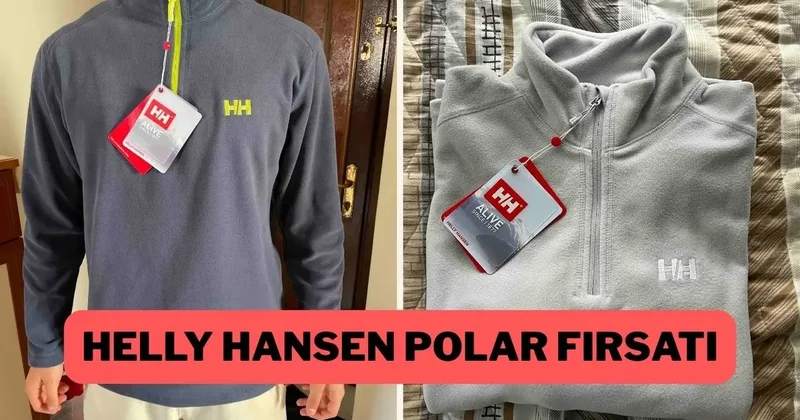 Her erkeğin dolabında olması gereken ürün: Helly Hansen polarlar indirimde