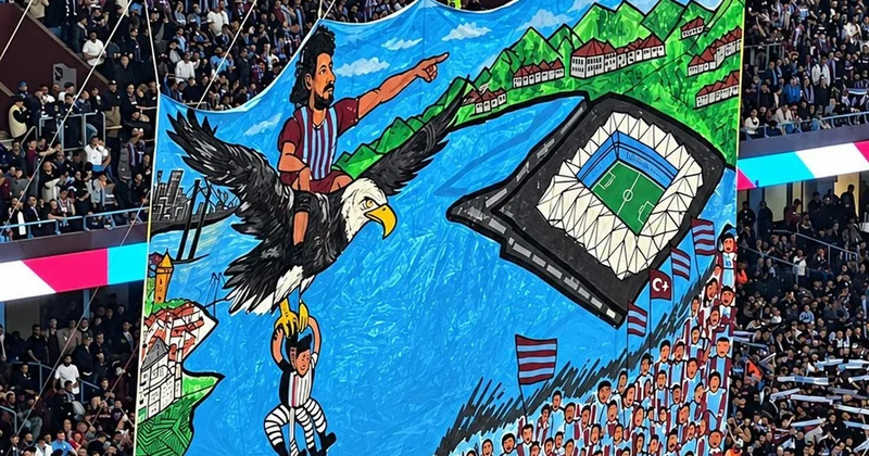 Trabzonspor dan tepki çeken Salah koreografisi