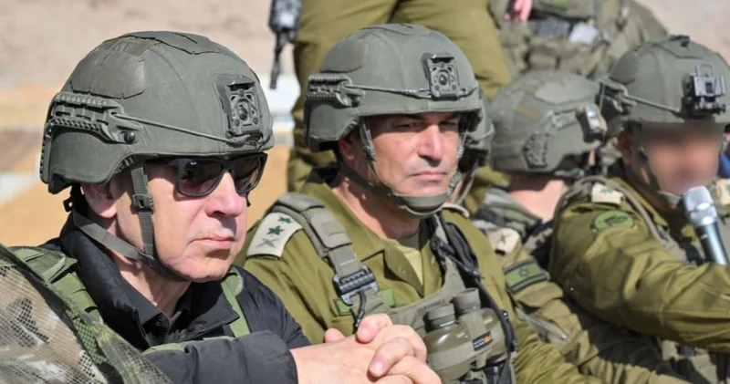 Netanyahu dan tampon bölgede gövde gösterisi