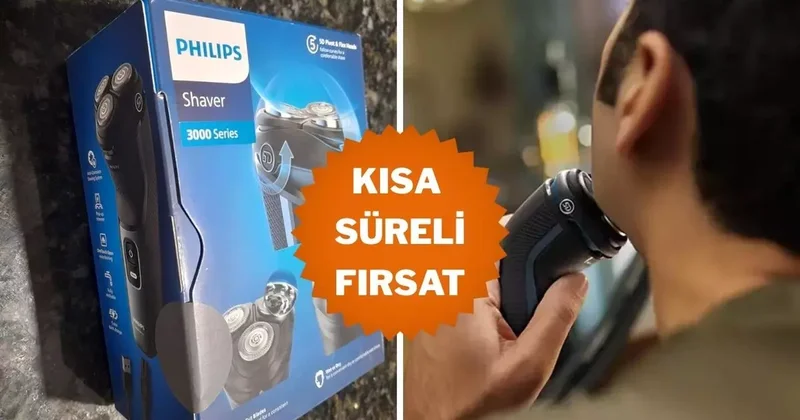Gülümseten Kasım fırsatıyla Philips tıraş makinesinde sevindirecek fırsat!