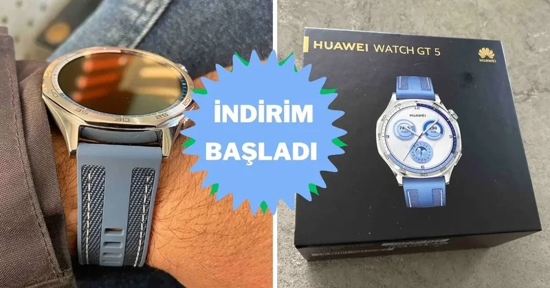 HUAWEI Watch GT 5 Gülümseten Kasım kampanyasıyla en avantajlı fiyatında!