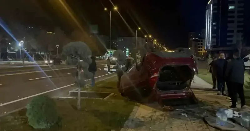 Aynı yönde seyir halindeki otomobillerin kazası: Dört yaralı Nevşehir Haberleri