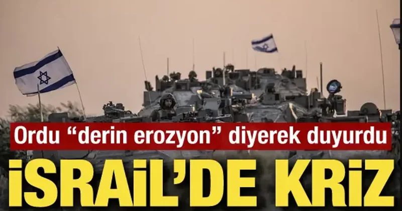 İsrail derin bir kriz diyerek duyurdu! Savaşacak asker bulamıyorlar