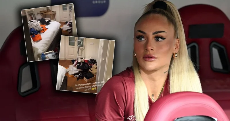 Ünlü yıldızın evine hırsız girdi! Lütfen temizleyin Sözcü Gazetesi