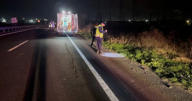 Kırklareli de aracın çarpması ile metrelerce uzağa savrulan şahıs hayatını kaybetti Kırklareli Haberleri