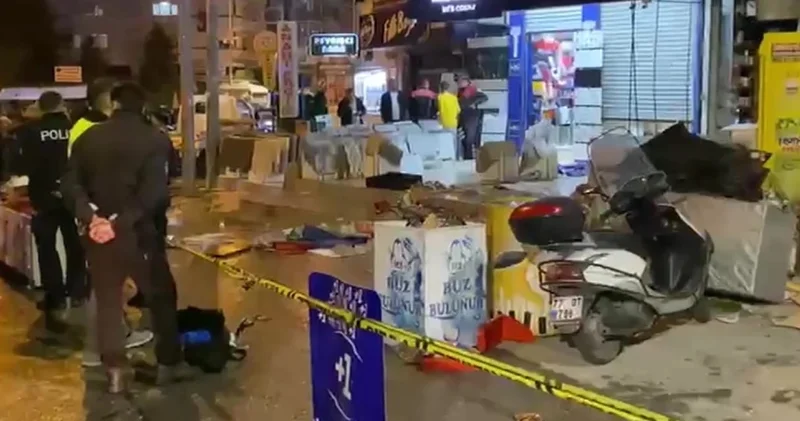 Ailesine kızıp tekel bayiyi ateşe verdi: Annesiyle birlikte yaralandı