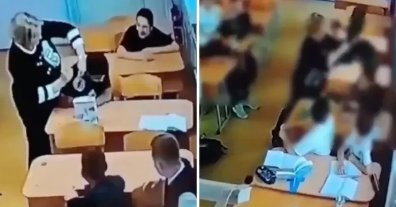 Öğrencisine sandalye ile vuran kadın öğretmenden skandal savunma! Şaka yapıyordum