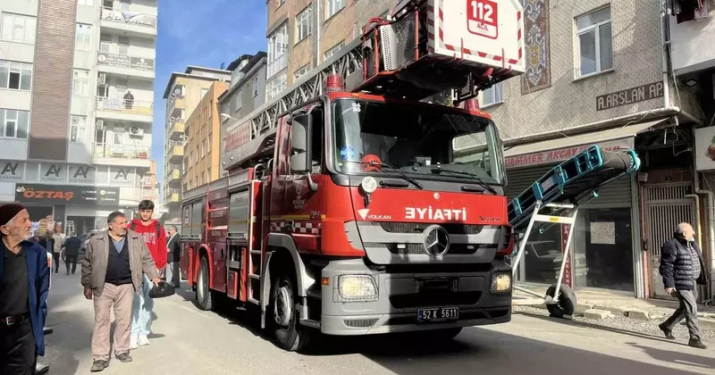 Ordu’da yoğun duman, itfaiye ekiplerini harekete geçirdi