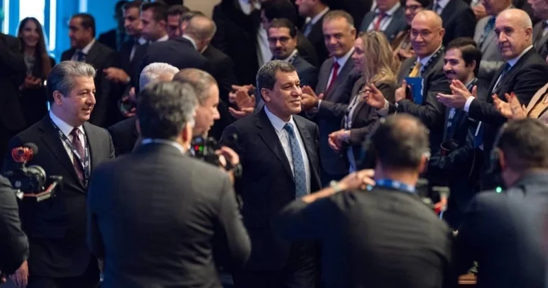 AKP li vekiller ve Davutoğlu da oradaydı! Mazlum Abdi: Şam a verilen fırsat bize de verilmeli