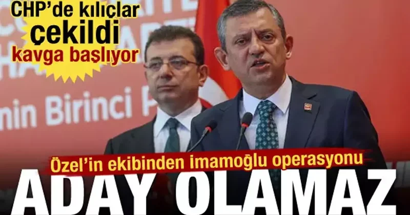 Özgür Özel cumhurbaşkanı adaylığını ilan etti! İmamoğlu rahatsız