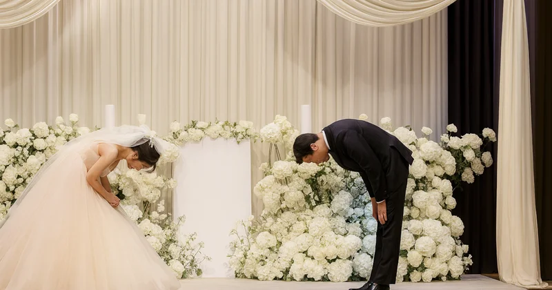 Japon eşlerin düğünlerinde birbirine eğilmesinin nedeni meğer buymuş Sözcü Gazetesi