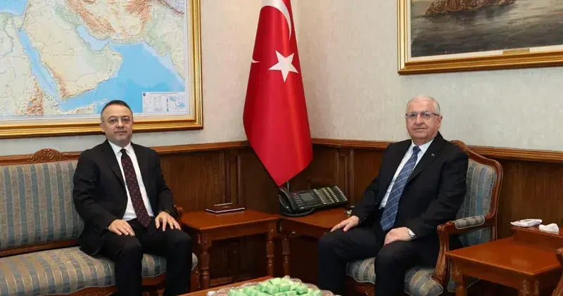 Bakan Güler, Şam Büyükelçisi Nuh Yılmaz ı kabul etti